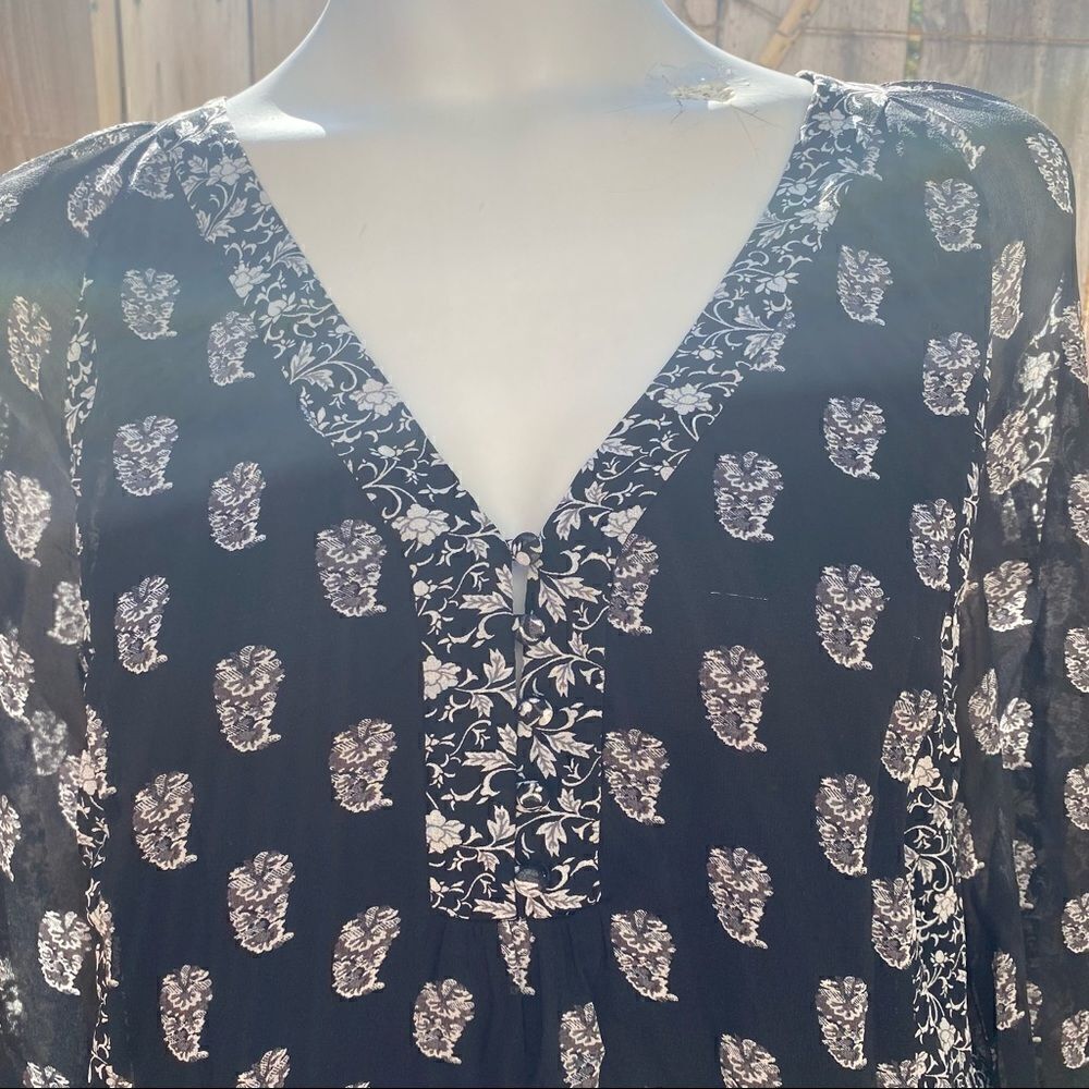 Joie Kessler Printed Silk Dress size medium - Picture 8 of 13